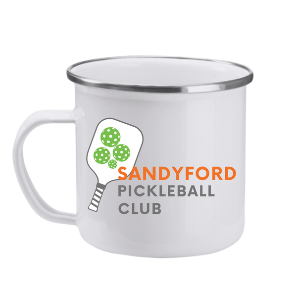 Sandyford Pickleball Enamel Camp Mug