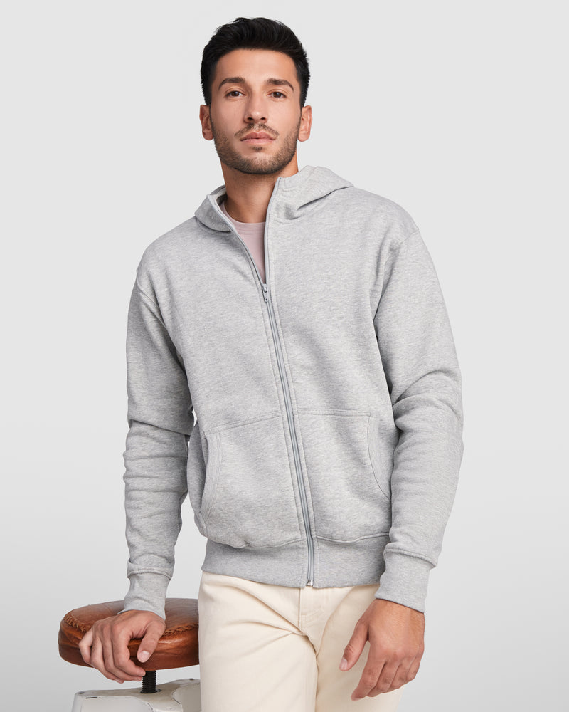 Classic Zipped Hoodie.