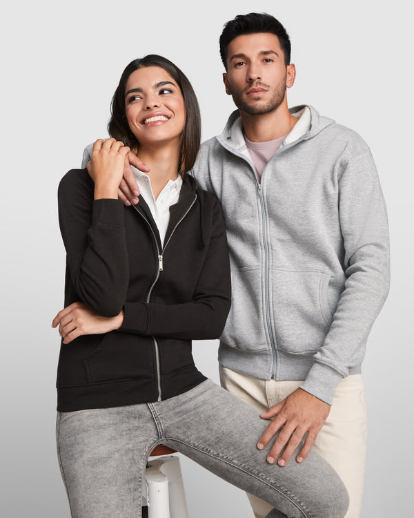 Classic Zipped Hoodie.